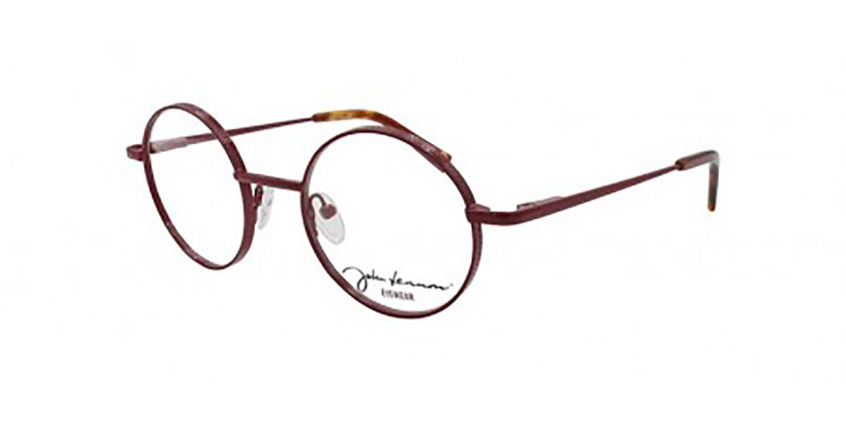 Image of John Lennon JO150 Rz-M Óculos de Grau Vermelhos Masculino PRT