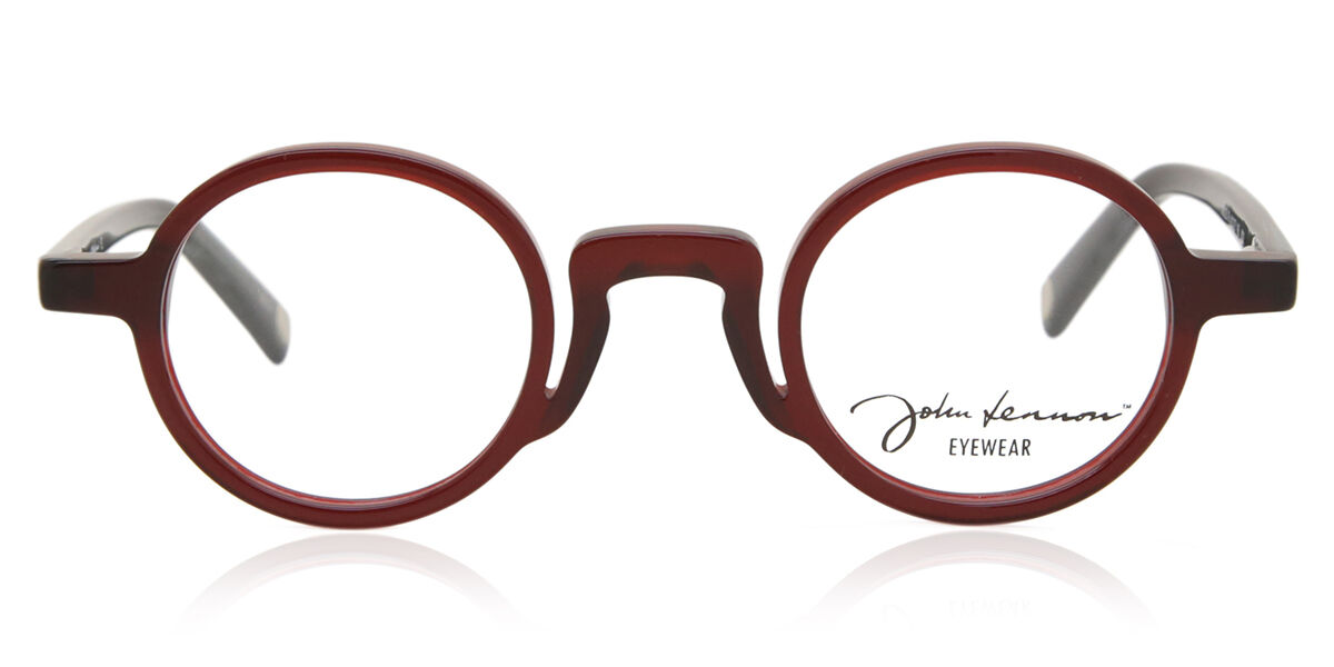 Image of John Lennon JO225 Ri-M Óculos de Grau Vermelhos Masculino BRLPT