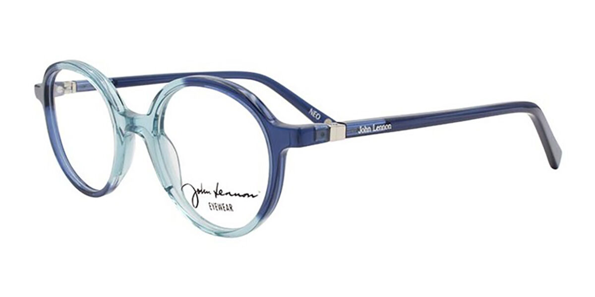 Image of John Lennon JO230 Bg-M 44 Lunettes De Vue Homme Bleues (Seulement Monture) FR