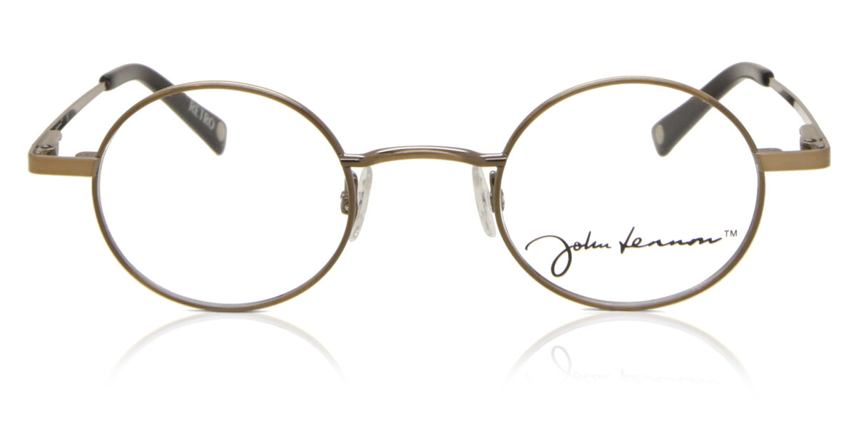 Image of John Lennon JO32 Mm-M Óculos de Grau Marrons Masculino BRLPT