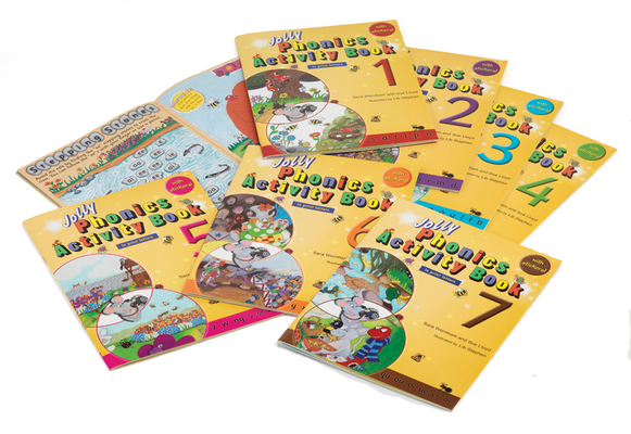 Image of Jolly Phonics Activity Books 1-7: In Print Letters (American English Edition)