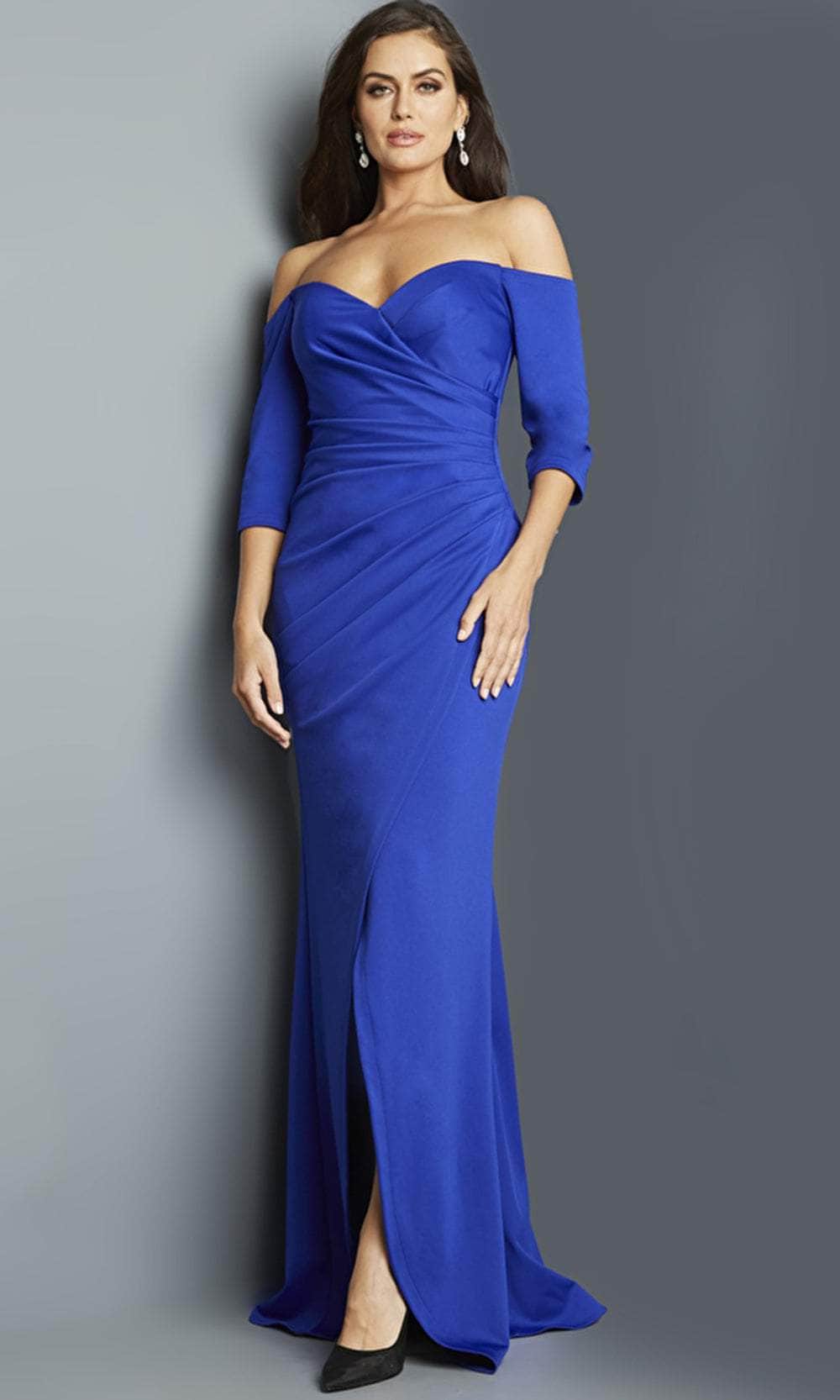 Image of Jovani 09421 - Sweetheart Quarter Sleeve Evening Dress