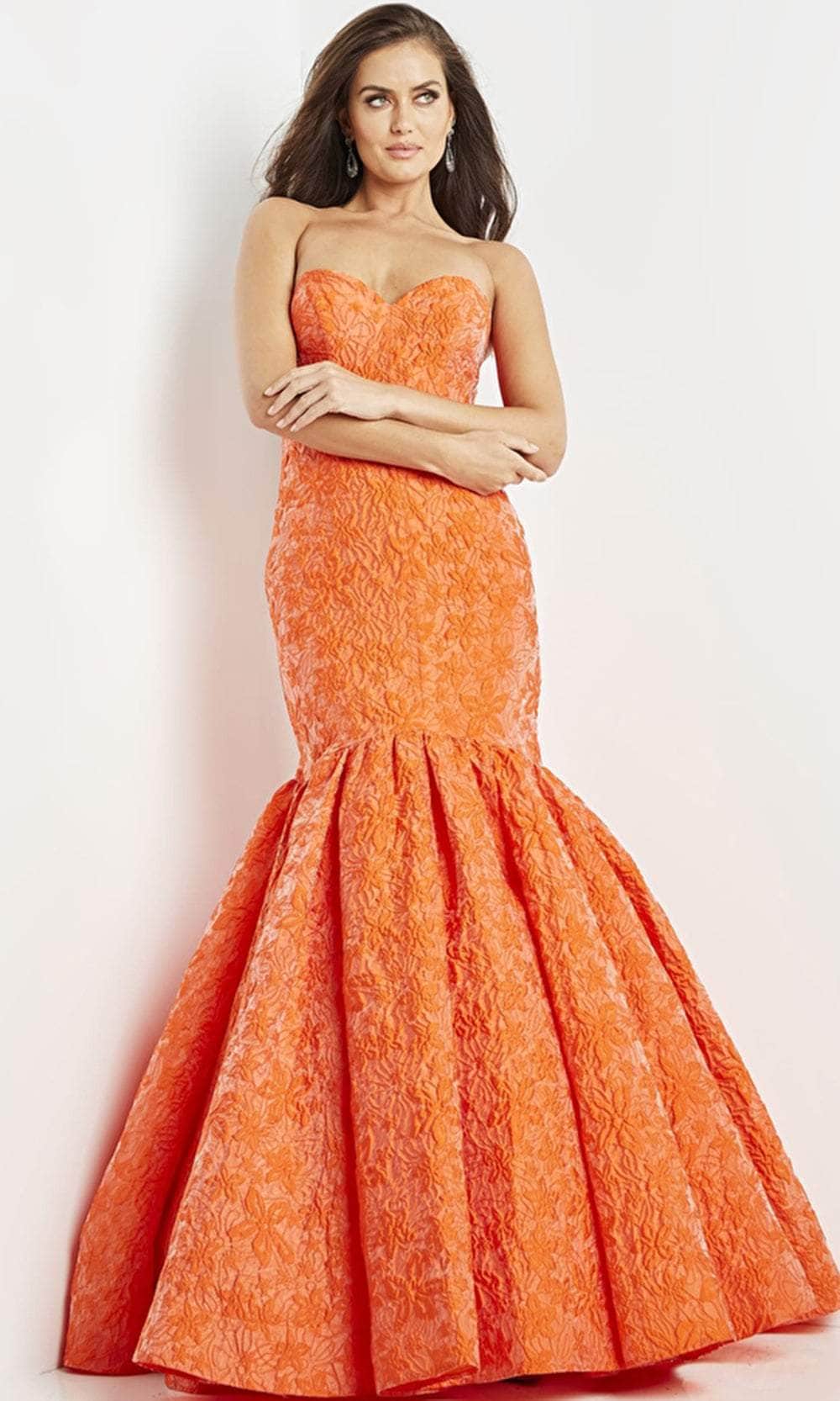 Image of Jovani 22586 - Sweetheart Trumpet Evening Gown
