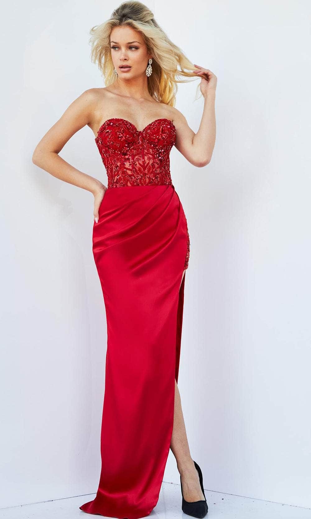 Image of Jovani 22911 - Beaded Sweetheart Prom Dress