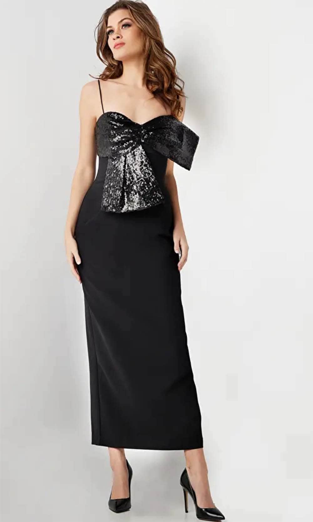 Image of Jovani 25745 - Sweetheart Sequin Embellished Formal Dress