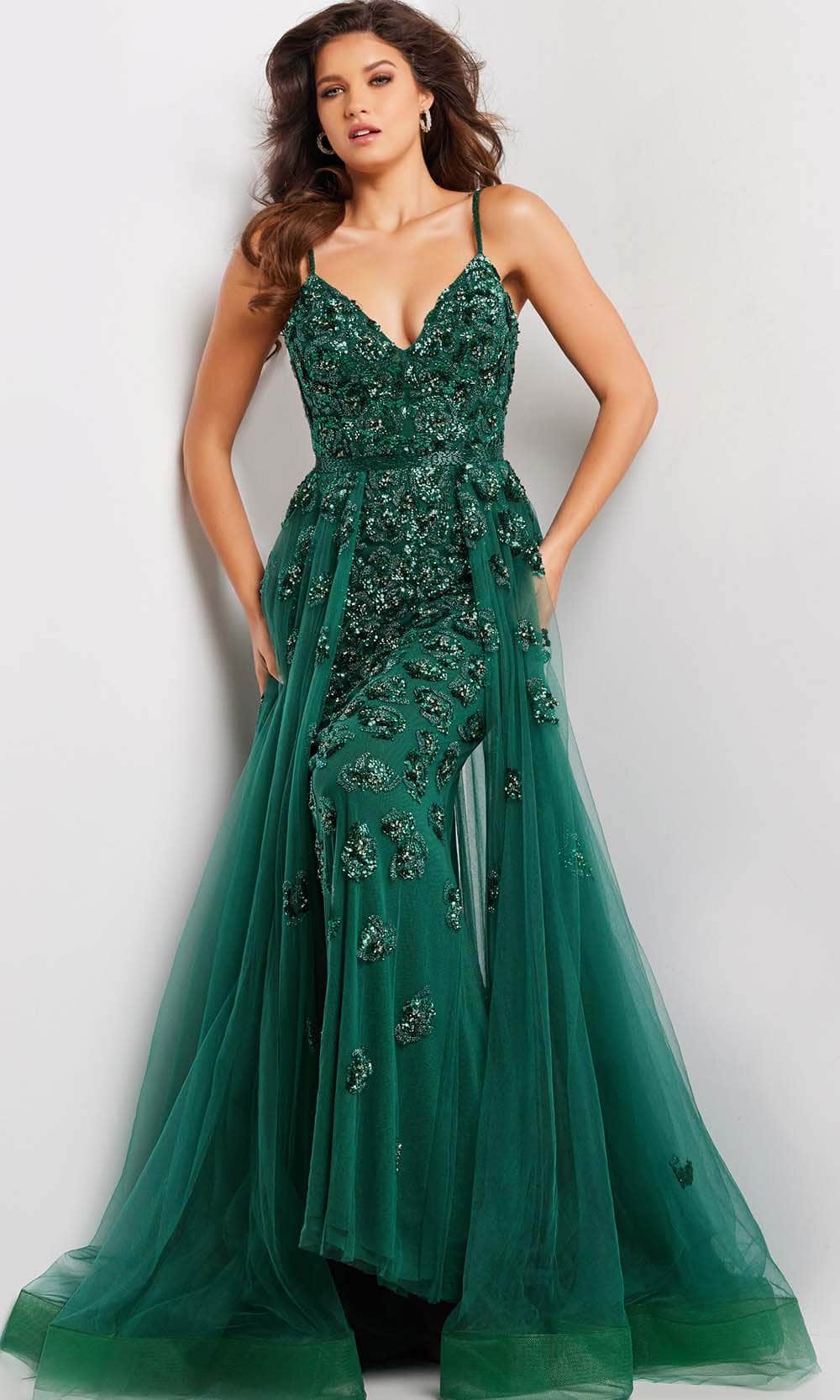 Image of Jovani 39434 - Sequin Embellished Prom Gown