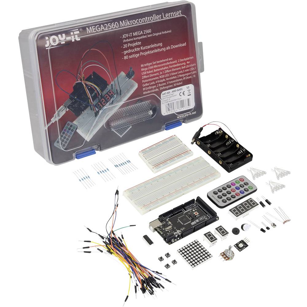 Image of Joy-it ard-set01 Arduino Mega2560 Elektronikset Course material