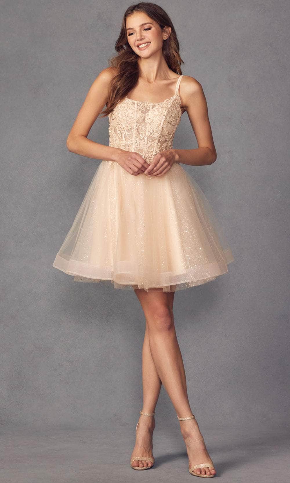 Image of Juliet Dresses 883 - Glitter Corset Cocktail Dress
