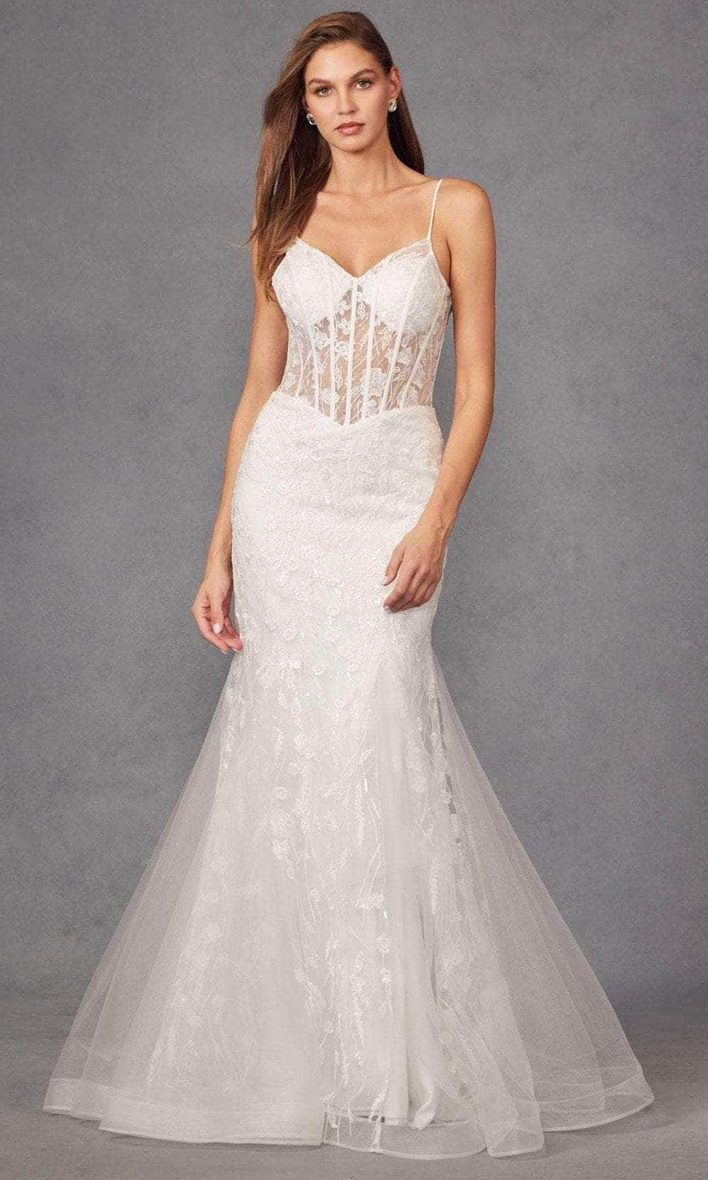 Image of Juliet Dresses JT2441SW - Sleeveless Embroidered Bridal Gown