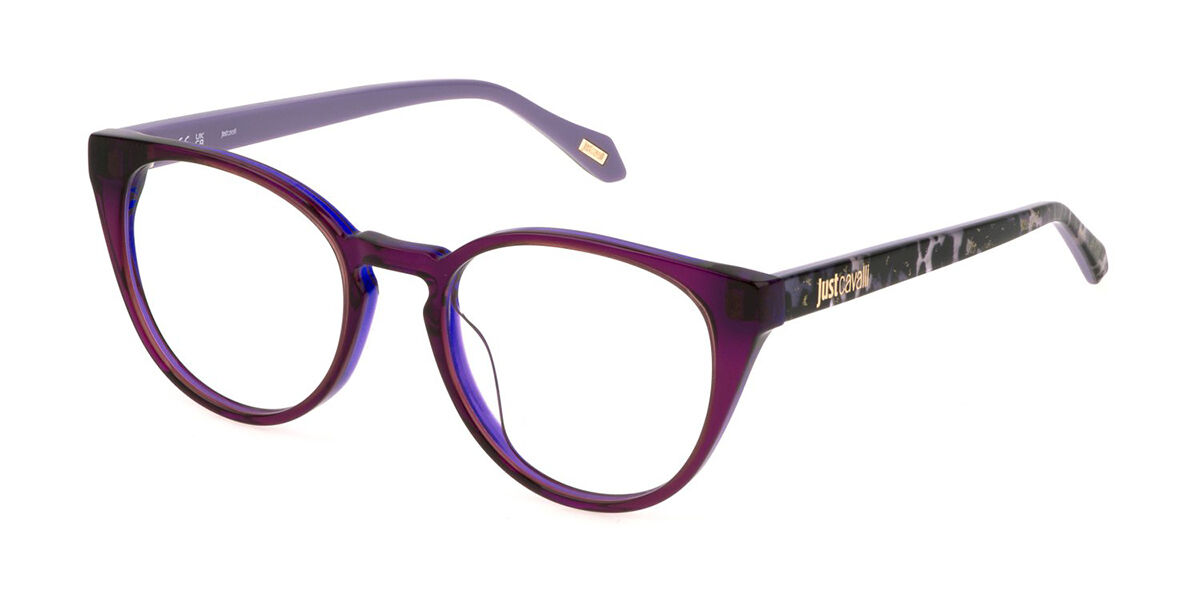 Image of Just Cavalli VJC046 09FE Óculos de Grau Purple Feminino BRLPT