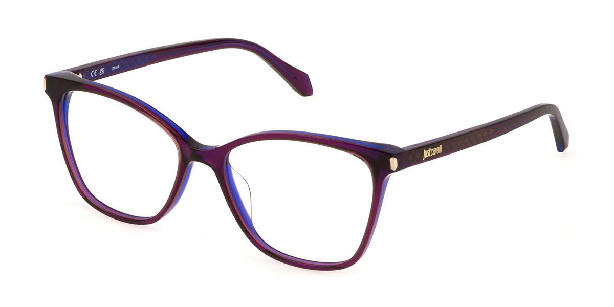 Image of Just Cavalli VJC051 09FE Óculos de Grau Purple Feminino PRT