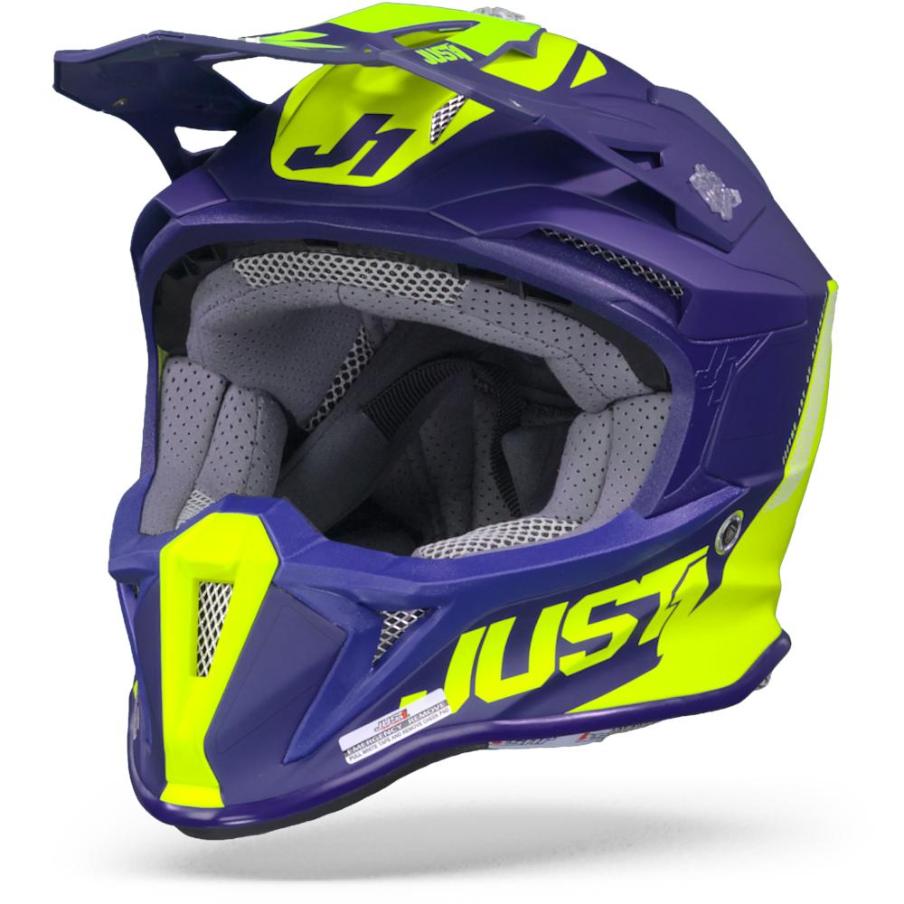 Image of Just1 J18 MIPS Pulsar Gris Camo Negro Offroad Helmet Size L EN