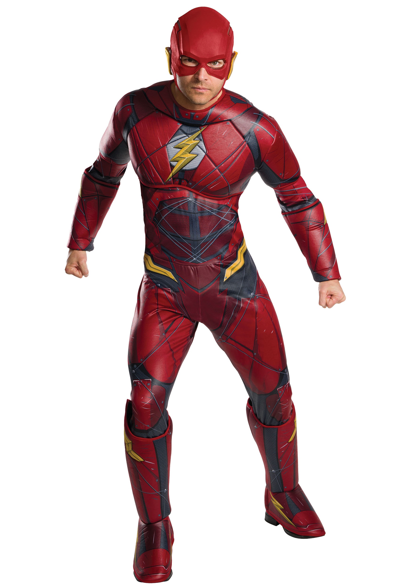Image of Justice League Adult Deluxe Flash Costume ID RU820661-ST