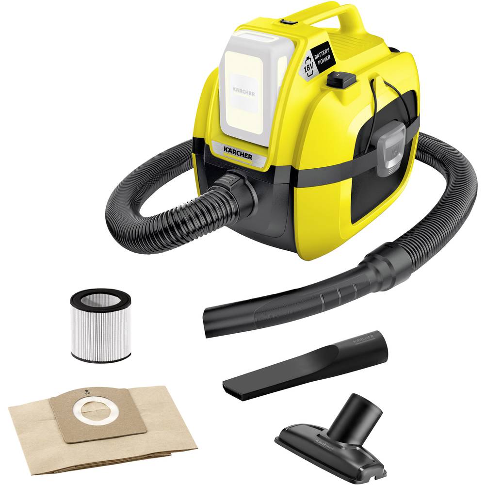 Image of KÃ¤rcher Home & Garden WD 1 Compact Battery 1198-3000 Wet/dry vacuum cleaner 230 W 7 l Battery not included