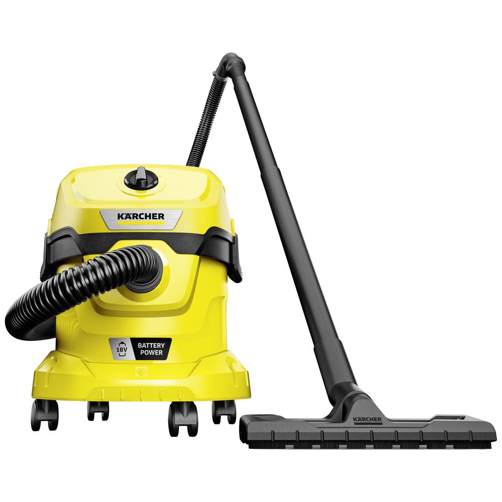 Image of KÃ¤rcher Home & Garden WD 2-18 1628-5000 Wet/dry vacuum cleaner 225 W 12 l Battery not included