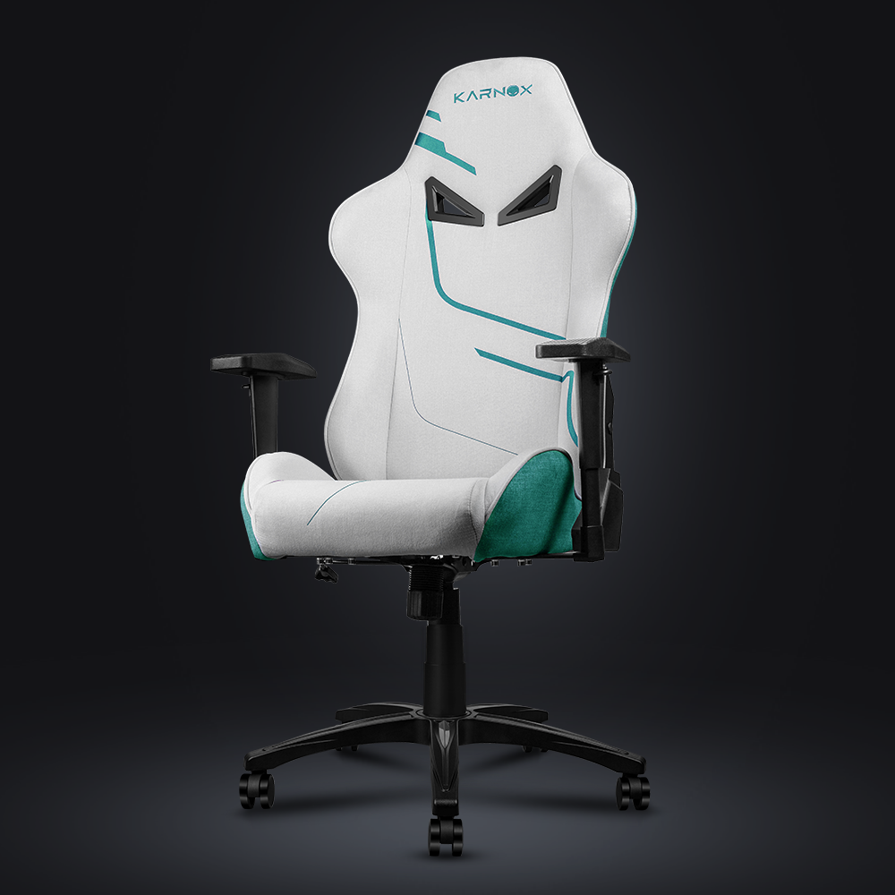Image of KARNOX Gaming Chairs HERO-GENIE Edition Fabric Computer Gamer Chair Ergonomic High Back Height Adjustable Headrest Lumba