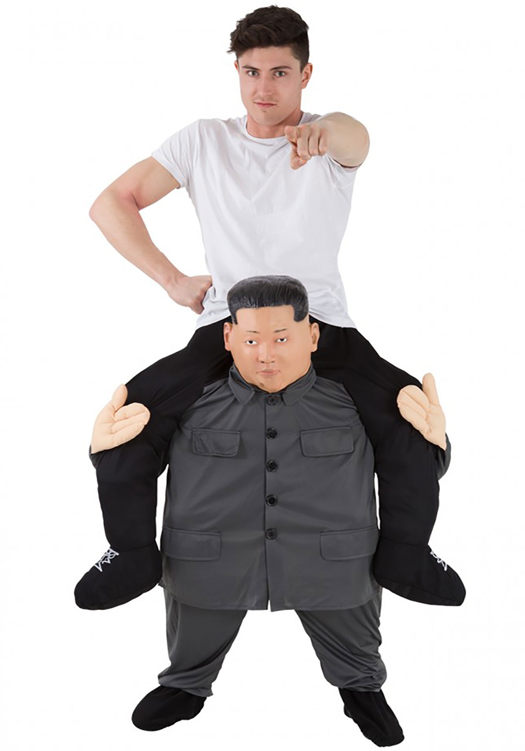 Image of KJU Piggyback Costume for Adults ID MPMCPBKJ-ST