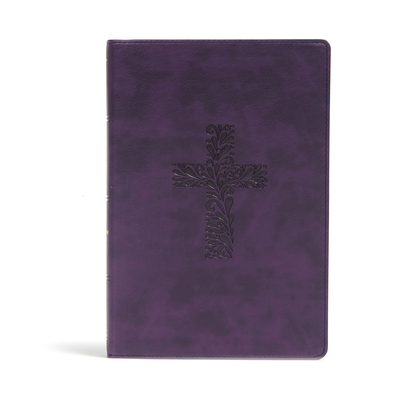 Image of KJV Rainbow Study Bible Purple Leathertouch