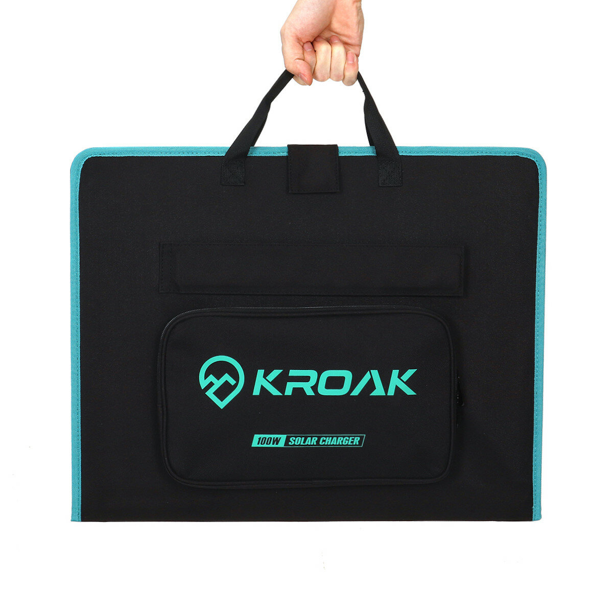Image of KROAK K-SP03 100W 1815V Shingled Solar Panel Foldable Portable Waterproof Superior Monocrystalline Solar Power Cell Bat