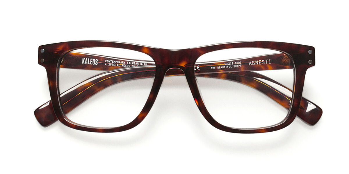 Image of Kaleos Abnesti C3 Óculos de Grau Tortoiseshell Masculino PRT