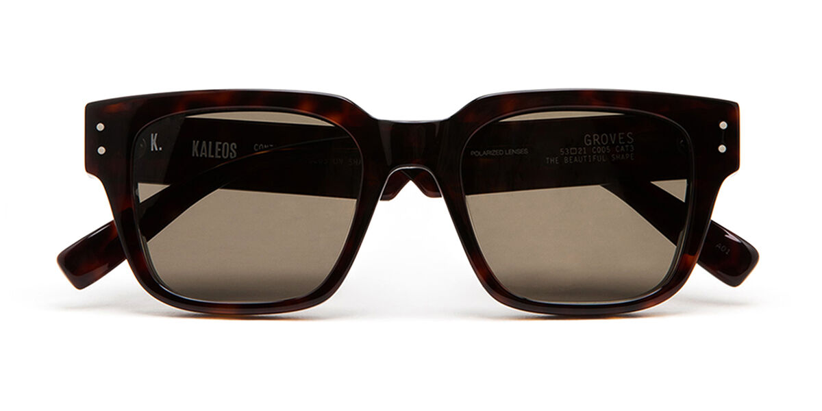 Image of Kaleos Groves C5 Óculos de Sol Masculino Tortoiseshell BRLPT