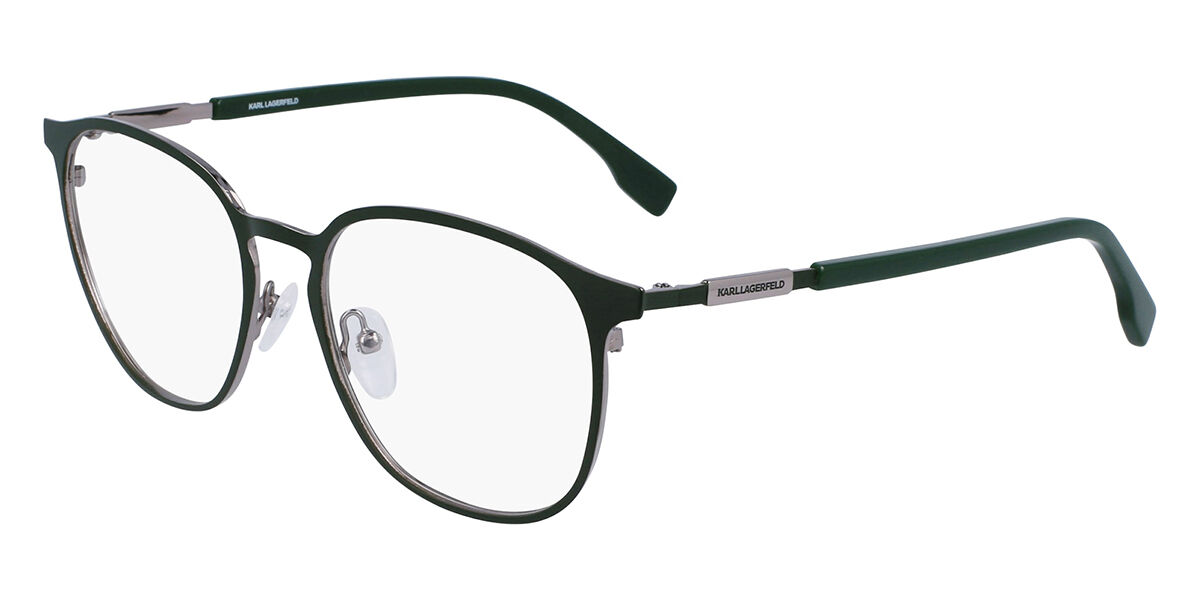 Image of Karl Lagerfeld KL 342 300 54 Zielone Męskie Okulary Korekcyjne PL