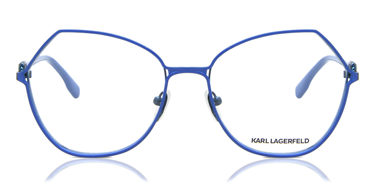 Image of Karl Lagerfeld KL 343 400 Óculos de Grau Azuis Feminino PRT