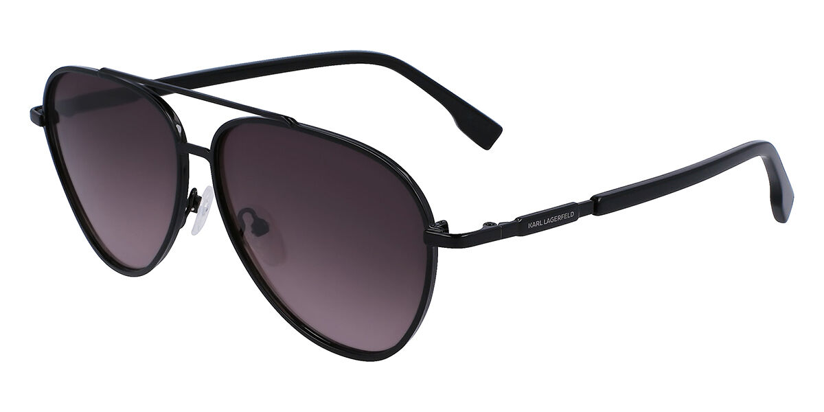 Image of Karl Lagerfeld KL 344S 001 Óculos de Sol Pretos Masculino PRT