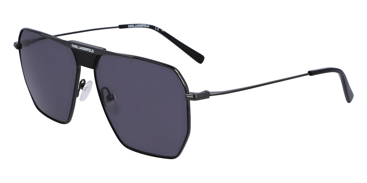 Image of Karl Lagerfeld KL 350S 001 Óculos de Sol Pretos Masculino PRT