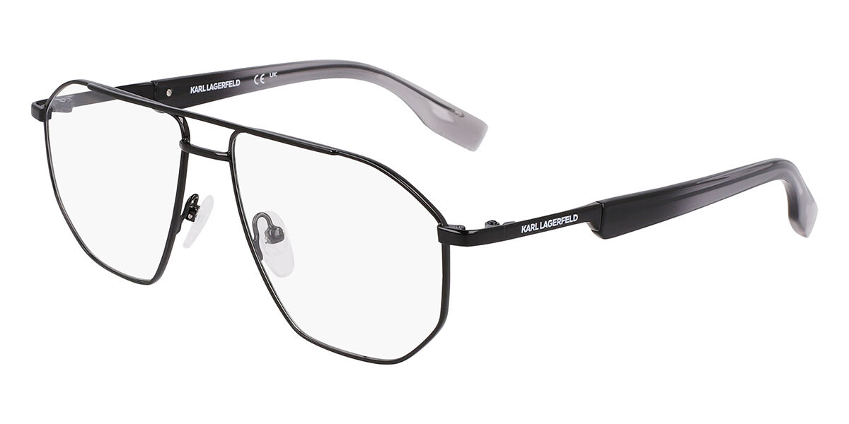 Image of Karl Lagerfeld KL 353 001 56 Czarne Męskie Okulary Korekcyjne PL