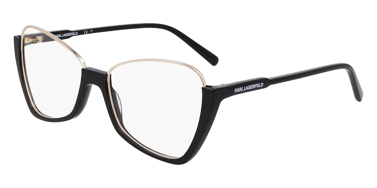 Image of Karl Lagerfeld KL 354 001 Óculos de Grau Pretos Feminino PRT