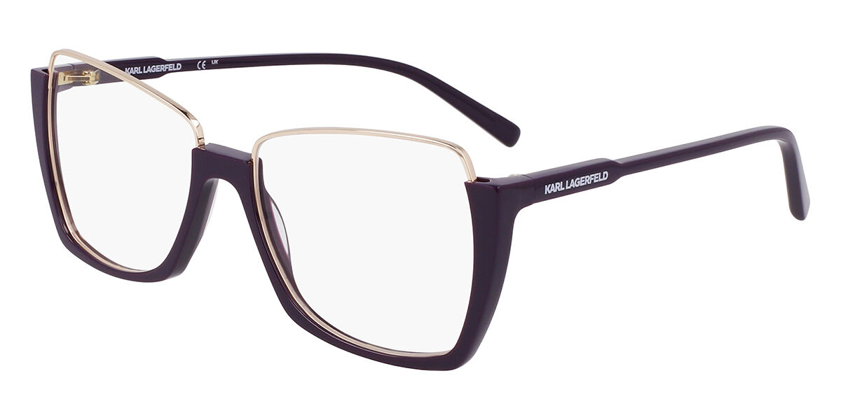 Image of Karl Lagerfeld KL 355 500 55 Purple Damskie Okulary Korekcyjne PL