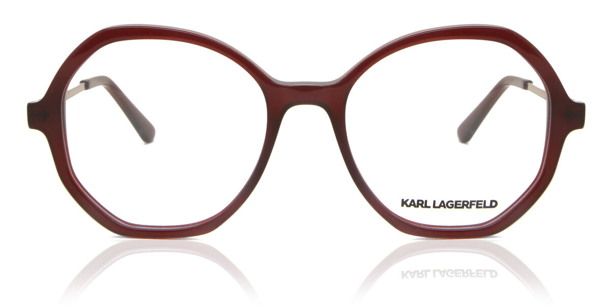 Image of Karl Lagerfeld KL 6020 604 52 Lunettes De Vue Femme Bordeaux (Seulement Monture) FR