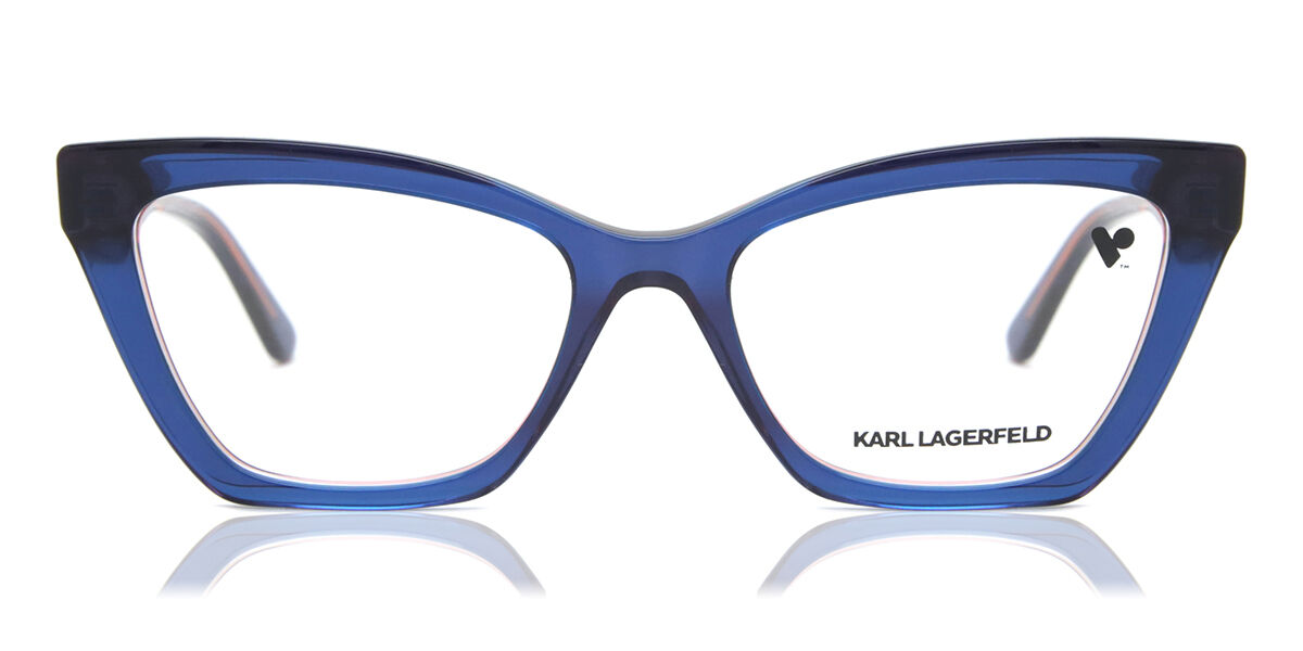 Image of Karl Lagerfeld KL 6063 403 54 Lunettes De Vue Homme Bleues (Seulement Monture) FR