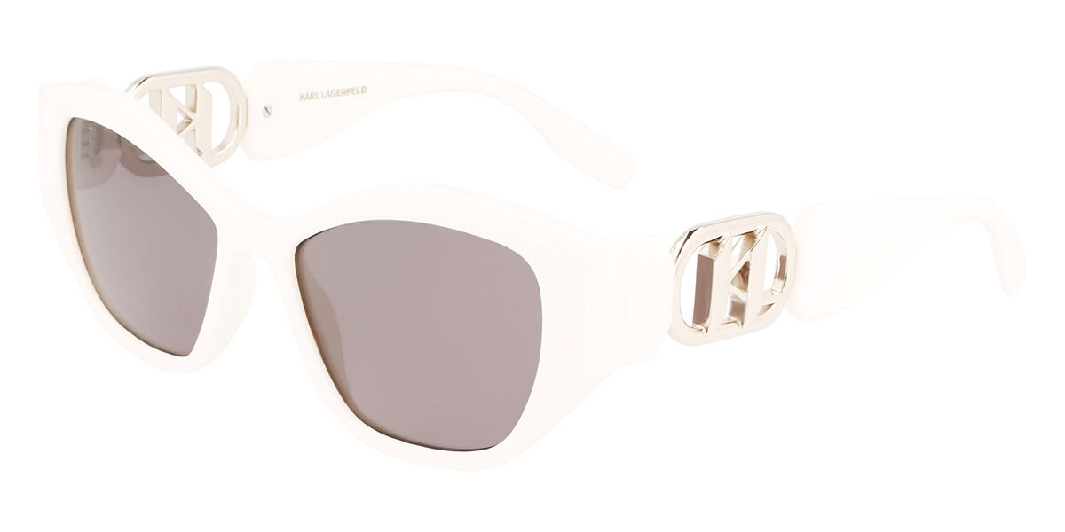 Image of Karl Lagerfeld KL 6086S 105 Óculos de Sol Brancos Feminino BRLPT