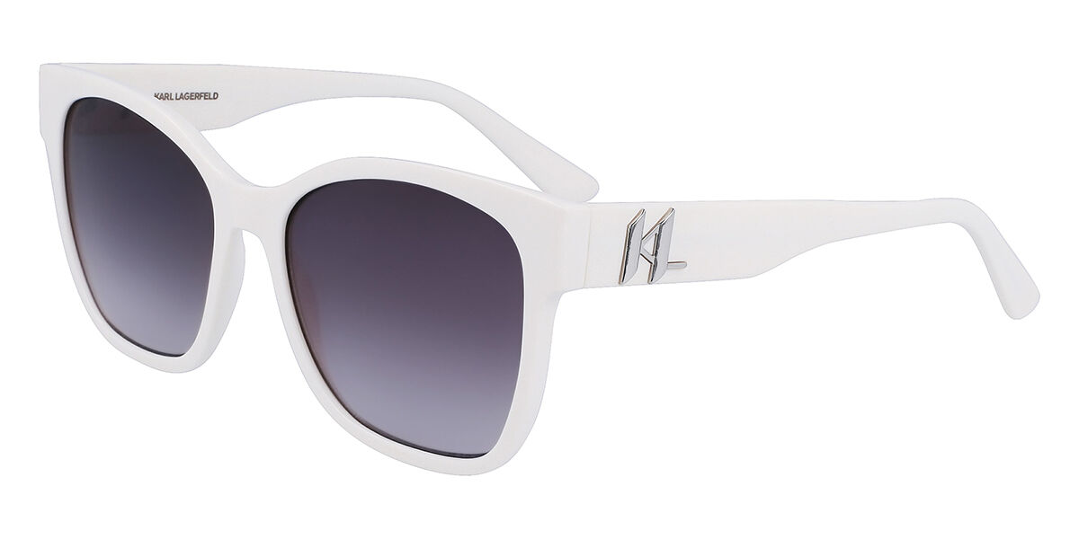Image of Karl Lagerfeld KL 6087S 105 Óculos de Sol Brancos Feminino PRT