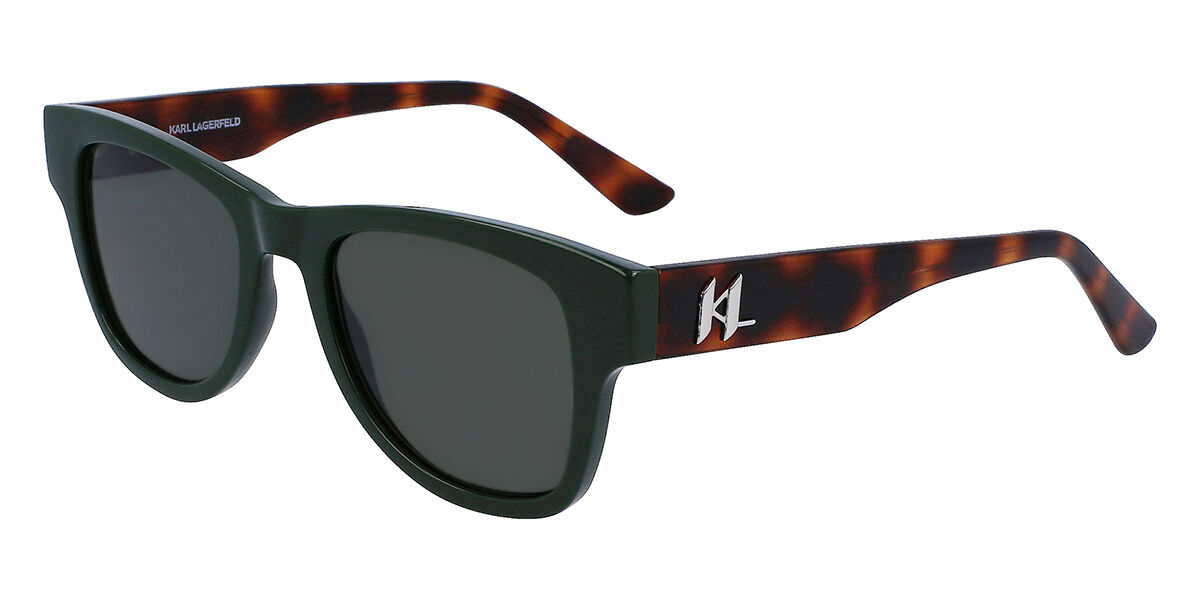 Image of Karl Lagerfeld KL 6088S 300 Óculos de Sol Verdes Masculino BRLPT