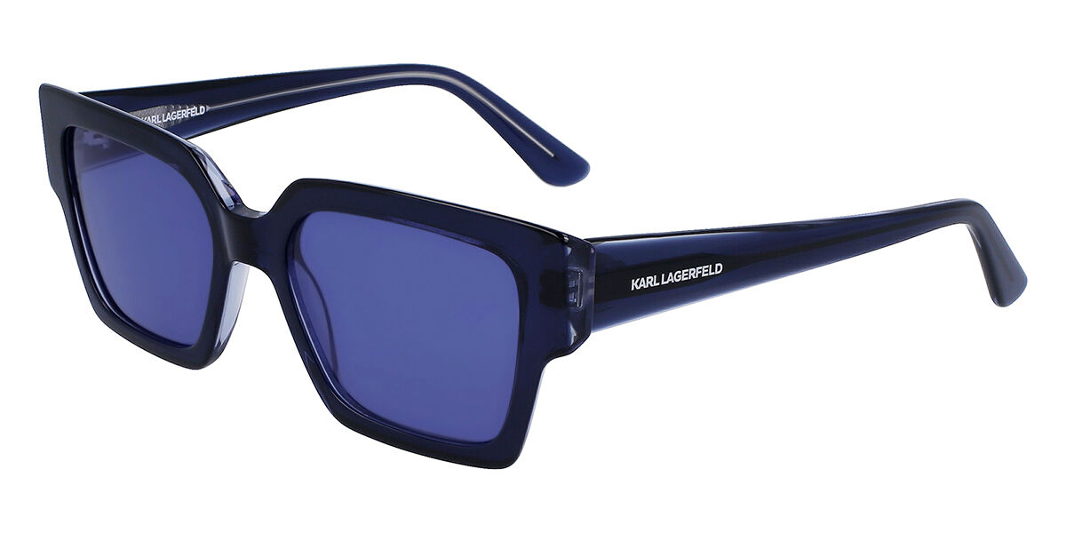 Image of Karl Lagerfeld KL 6089S 405 52 Lunettes De Soleil Homme Bleues FR