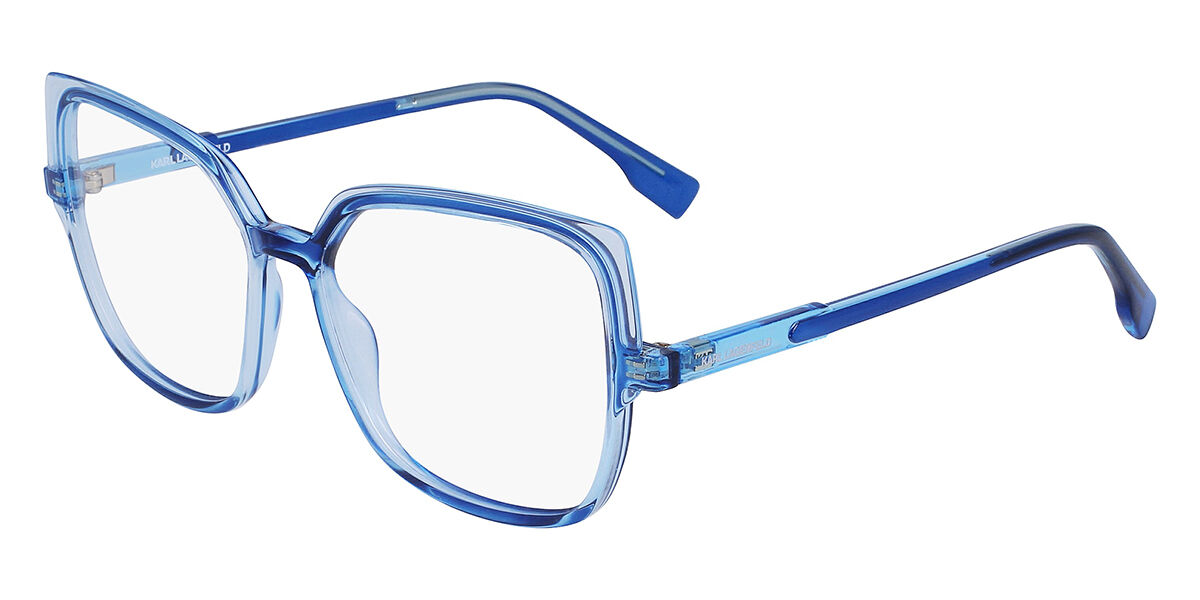 Image of Karl Lagerfeld KL 6096 407 Óculos de Grau Azuis Feminino PRT