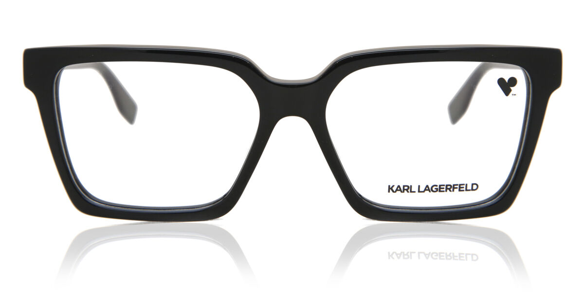 Image of Karl Lagerfeld KL 6097 001 55 Czarne Męskie Okulary Korekcyjne PL