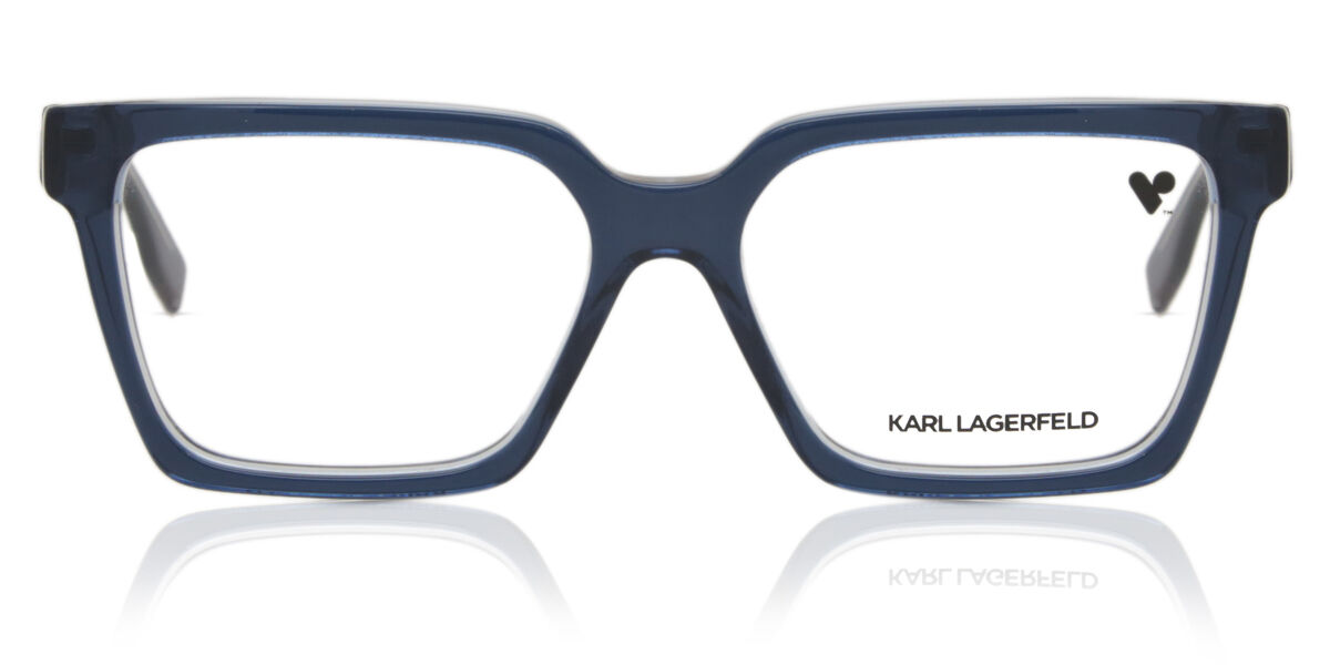 Image of Karl Lagerfeld KL 6097 405 55 Lunettes De Vue Homme Bleues (Seulement Monture) FR