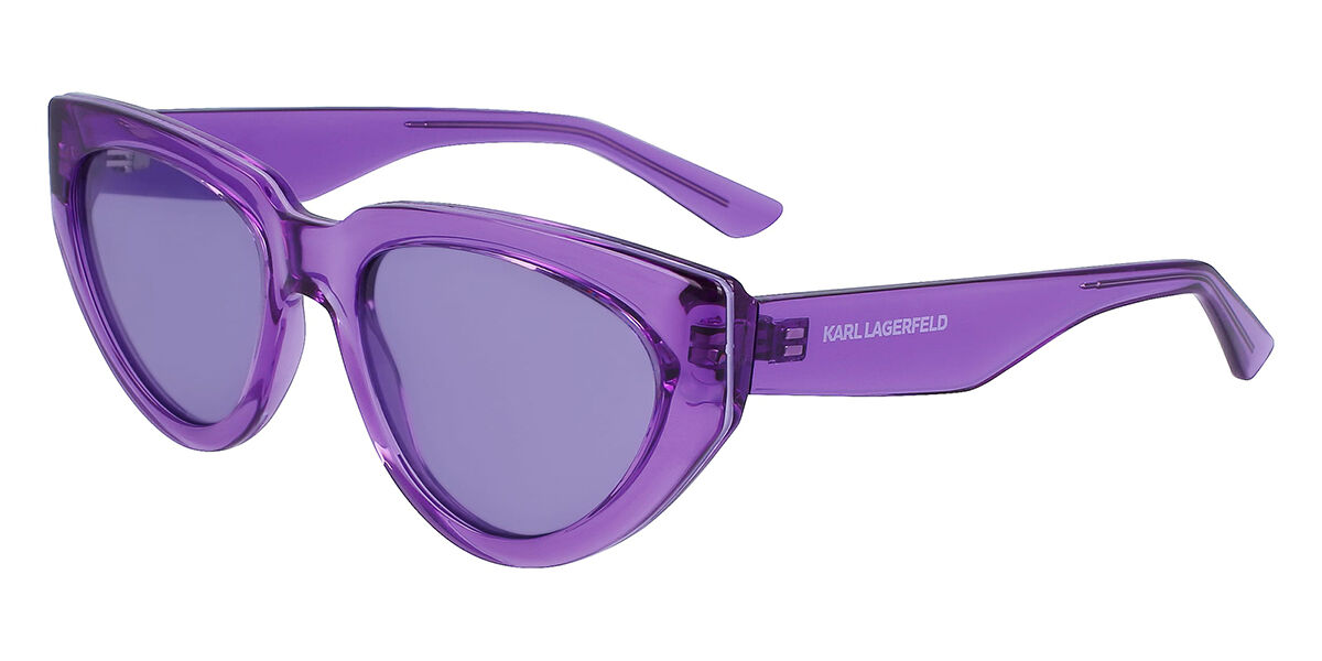Image of Karl Lagerfeld KL 6100S 516 54 Lunettes De Soleil Femme Purple FR