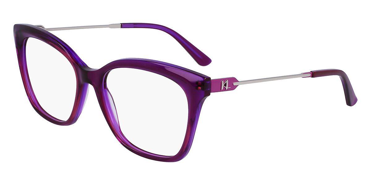 Image of Karl Lagerfeld KL 6108 540 54 Purple Damskie Okulary Korekcyjne PL