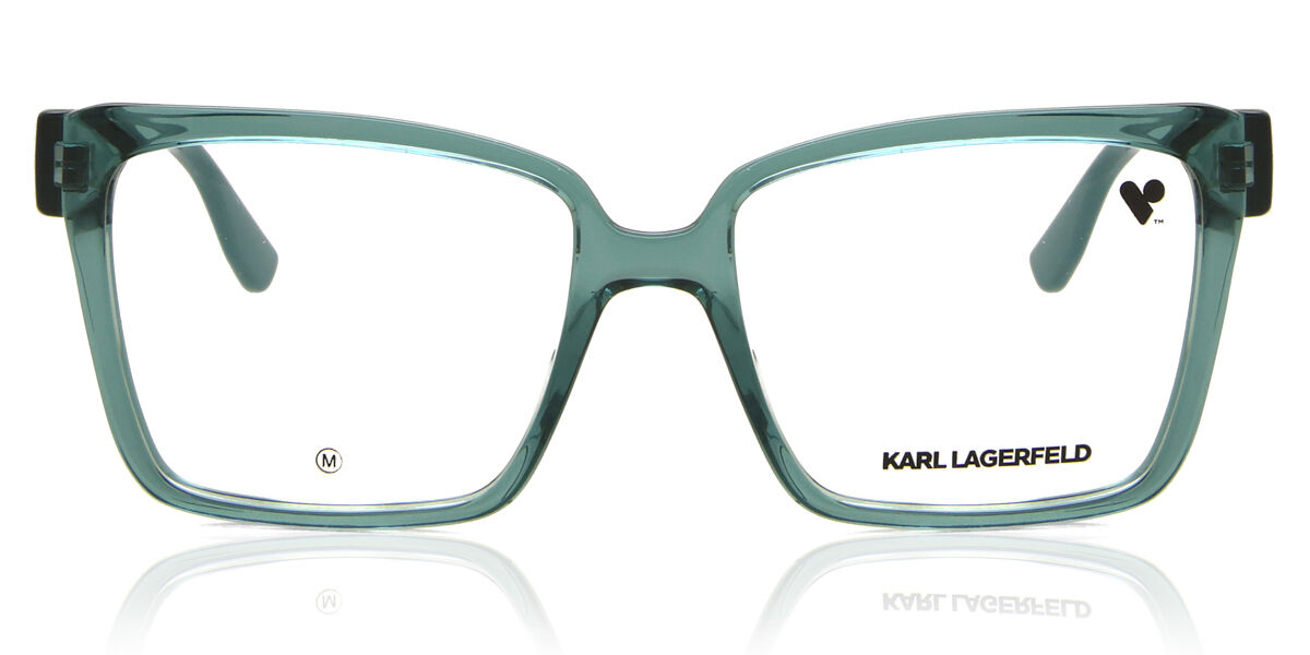 Image of Karl Lagerfeld KL 6110 300 Óculos de Grau Verdes Feminino BRLPT