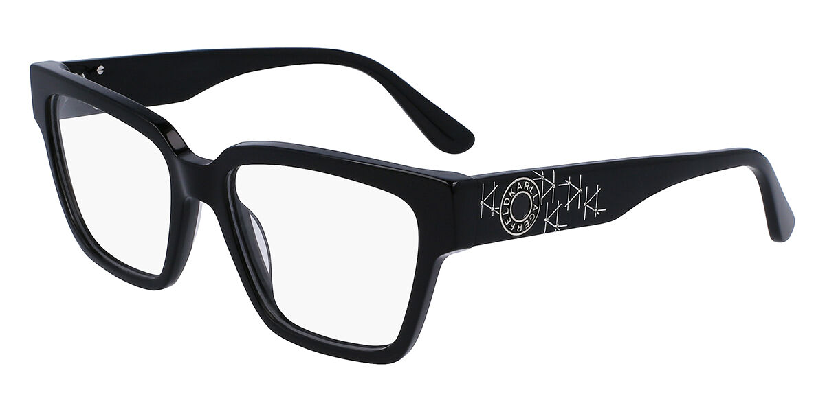 Image of Karl Lagerfeld KL 6112R 001 54 Czarne Męskie Okulary Korekcyjne PL