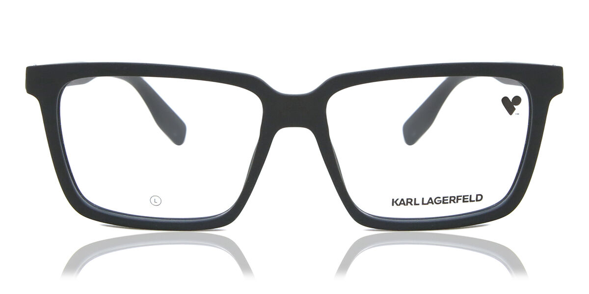Image of Karl Lagerfeld KL 6113 002 Óculos de Grau Pretos Masculino PRT