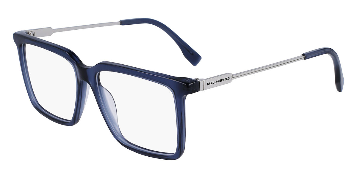 Image of Karl Lagerfeld KL 6114 400 Óculos de Grau Azuis Masculino PRT