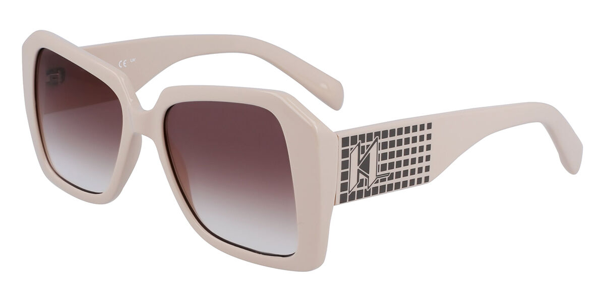 Image of Karl Lagerfeld KL 6140S 102 Óculos de Sol Brancos Feminino PRT