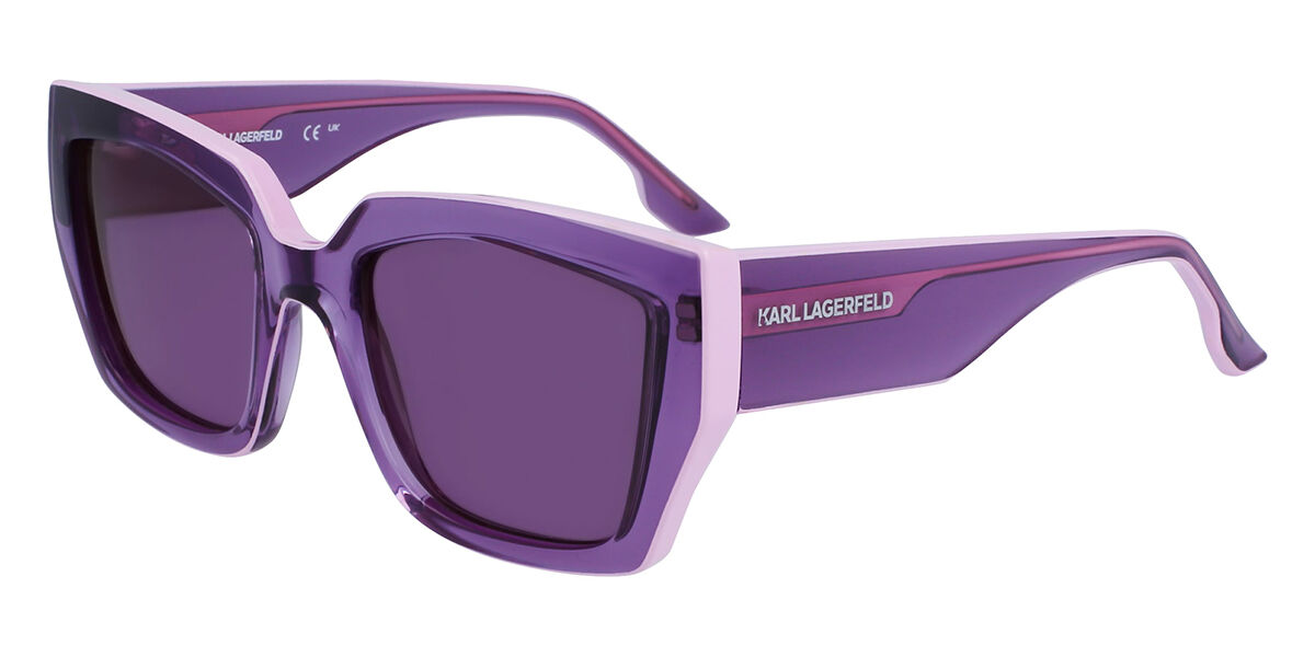 Image of Karl Lagerfeld KL 6143S 662 53 Lunettes De Soleil Femme Purple FR