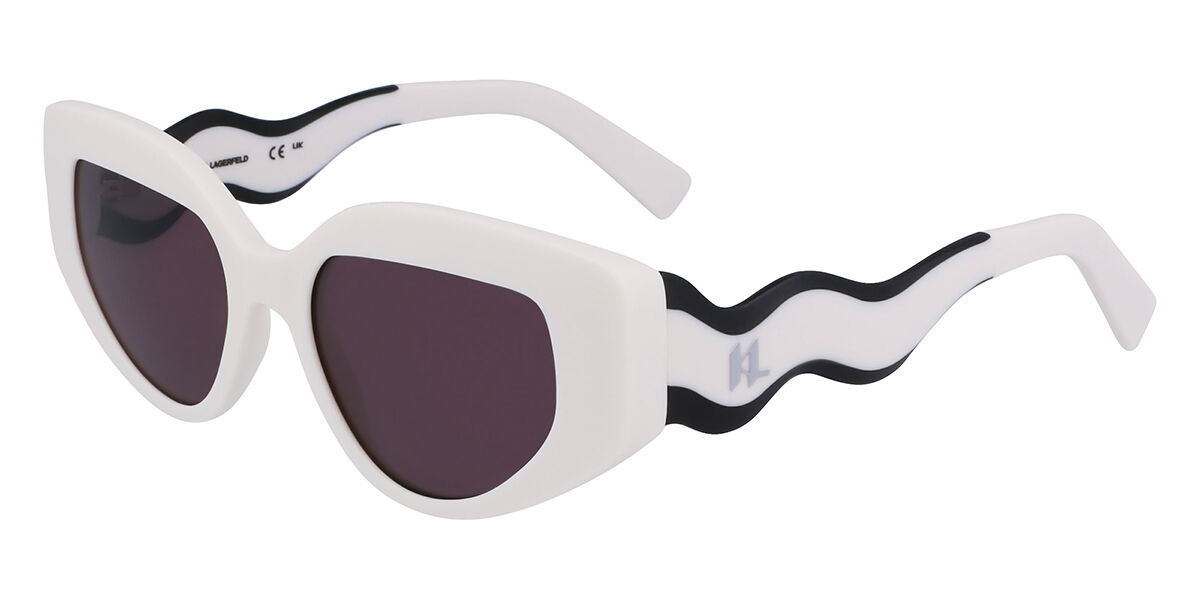 Image of Karl Lagerfeld KL 6144S 101 Óculos de Sol Brancos Feminino PRT